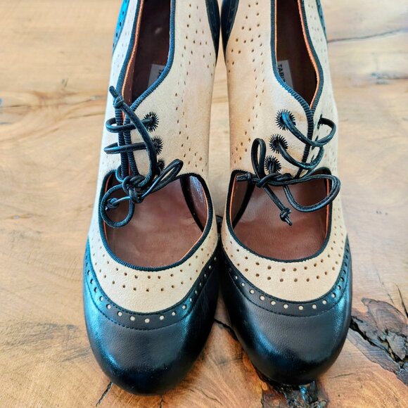 TABITHA SIMMONS Bunty Wedge Pumps - Picture 8 of 12